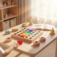 High Transmittance Translucent Rainbow Blocks Educational Acrylic Gemstone Cubes Stackable Acrylic Crystal Cubes Child-Led Learning Inspired Inspired for Preschoolers, Toddlers, Kids, Kindergarten, Classroom, Daycare, Playroom