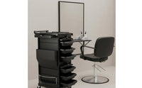 Lockable Salon Storage Effortless Cart to Move Salon Trolley Cart Space Saving Hair Stylist Trolley for Hairdressers, Barbershop