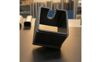 Ribbed Square Tube Reducer Sleeve Stepped Design Plastic Reducer Sleeve Hollow Square Tube Insert