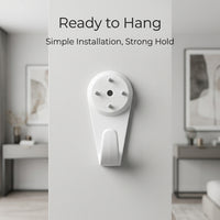 10 Pack No Drill Invisible Wall Hooks for Pictures, Strong Load Bearing Seamless Wall Hooks, Photo Frame Hooks Wall Mounting