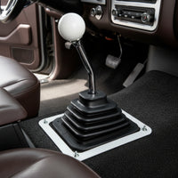 Gearbox Lever Dust Cover Dustproof Lever Cover with Frame Long-Lasting Wear-Resistant for Car DIYers