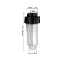 Style Pressure Washer Water Inlet Filter Ribbed Pressure Washer Inlet Filter Debris Capture Equipment Part