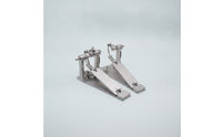 Powerful Double Bass Drum Pedal Metal Double Kick Pedal Adjustable Instrument Sturdy for Percussionists