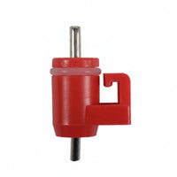 Leak-Proof Design Automatic Chicken Waterer Nipple Easy to Install Poultry Nipple Drinker Long-Lasting ABS Material Steel Ball Chicken Waterer for Chickens, Chicks, Farm, Backyard
