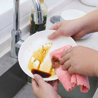 Oil Resistant Cloth and Microfibre Cloth, Low Shedding Cloth Microfibre Towel for Kitchen, 30cm Microfibre Towel for Smooth Surface Cleaning