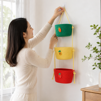 hanging storage baskets