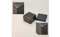 Watch Box with Cushion Square Individual Watch Case Compact for Collectors, Journeyers, Gift Packaging, Travel, Retail Display