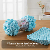 Hand Loop Yarn Beginner Friendly Loop Yarn Y Craft Supply for Crafters, Beginners, Handcrafting, Handicrafts, Living Room