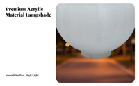 Waterproof Lotus Flower Lampshade Weather Resistant Flowering Tree Street Light Cover Shatterproof for Park, Courtyard