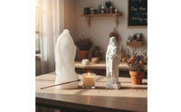 Holy Mother and Child Candle Casting Easy to Demold Holy Mary Statue Casting Reusable Crafting Supply for DIY Crafters, Soap Makers, Craft Workshops