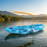 Aluminum Alloy Frame Kayak Canopy Waterproof Kayak Sunshade Easy Installation Boat Bimini Top Long-Lasting for Anglers, Fishing