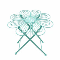 Foldable Folding Round Side Table Space Saving Folding Outdoor Table Compact Size Home Furniture Portable for Apartment Dwellers, Homeowners, Gardeners, Living Room, Balcony, Bedroom, Poolside