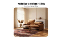 Italian Design Three-Seater with adjustable rearrests designer-inspired Sofa Vintage Inspired Couch Adjustable rearrest for Homeowners, Families, Lounge Area, Home Office