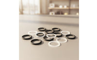 12 Pieces Replacement Hydraulic Jack Seals Circular Jack Sealing Rings Long-Lasting Gasket High Performance for DIYers