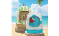 Waterproof Swim Backpack Separate Compartments Pool Gear Backpack Adjustable Straps Sports Carrier Transparent Pocket