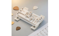 Clamp-on Guitar Chord Assistant Acoustic Guitar Chord Guide Compact Assisted Learning Tool White for Students