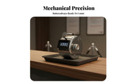 Stainless Steel Tally Counter Smooth Clicking Action 4-Digit Number Tally Device for Warehouse