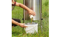 Extendable Arms Double Layer Honey Filter Fine Filtration Double Sieve Honey Strainer Food Grade for Beekeepers, Apiary
