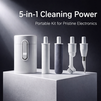 Multi-Function Electronics Cleaning Kit for Earbuds, Portable 5-in-1 Earphone Cleaning Pen with Soft Brush