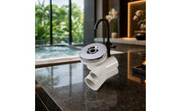 Compact Shower Nozzle Assembly Round Cover Bathtub Pool Nozzle Cylindrical Ports Bathtub Shower Sprayer Angled