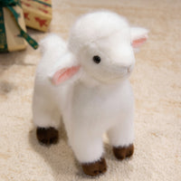 Soft Lamb Stuffed Animal Cuddly Lamb Plushie Soft Sheep Stuffed Animal Cute for Children, Toddlers, Collectors, Nursery, Shelves, Desk