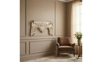 Wood Onlay with Scrolling Foliage European-Style Carved Panel Carving for Amateur Woodworkers, Crafters, Walls, Cabinets