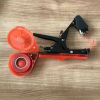 Clamp-Type Head Manual Plant Tying Machine Metal Body Plant Tying Machine Long Handle Garden Binding Tapener for Vineyard Workers, Gardeners, Vineyards, Greenhouses, Nurseries