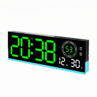 LED Wall Timepiece Minimalist Digital Wall Timepiece Slim