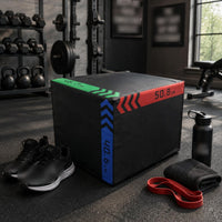 Soft Plyometric Box Anti-Slip Surface Plyometric Exercise Box Reinforced Stitched Edges Fitness Equipment
