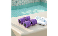 Pool Dumbbells with Foam Grips Buoyant Water Aerobics Dumbbells Cushioned-Grip Exercise Equipment for Young Children, Beginners