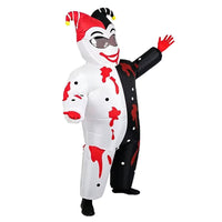 Funny Inflatable Clown Costume Full-Body Clown Suit with Blower Oversized Onesie Easy to Use for Halloween, Parties, Cosplay