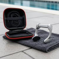 Curved Bridge unrestrictedDiving Nose Clip Rounded Touch Surfaces Silicone Pad Nose Clip Zippered Storage Case Sports Accessory Mesh Pocket for Swimmers, Freediving