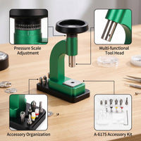 Watch Repair Press Accessory Set Watch Press Tool Easy to Use Back Case Closer