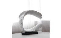 Abstract Wave Sculpture Elegant Wave Sculpture Gold Decorative Home Decoration for Office