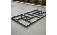 Stamped Pavement Form Reusable Metal & Cement Form Garden Walkway Former for Landscapers, Courtyard