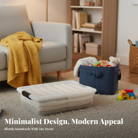 Under-Bed Container Transparent container Underbed Storage Container Large Capacity