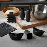 7 Pieces Silicone Pot Handle Holder Set Anti-Scald Pan Pot Holder Set Heat Resistant for Kitchen, BBQ, Camping