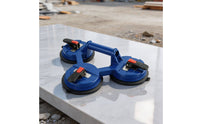 Single-Button Air Release Triple Suction Cup Lifter 3 Cup Vacuum Lifter Construction Tool for Installers, Workers