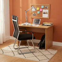 Mesh Back Sled Base Chair Heavy Duty Ergonomic Computer Chair for Students, Conference Room, Reception Area