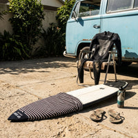 Surfboard Sock Lightweight Surfboard Cover with Drawstring Knit Board Sock for Surfers