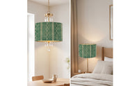Handwoven Bamboo Lampshade Organic Bamboo Lamp Shade Japandi Woven Lampshade Retro for Bedside Table