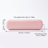 Silicone Cosmetic Brush Holder Tube for Travel, Portable Beauty Organizer Case, Cylindrical Storage Container for On The Go Use