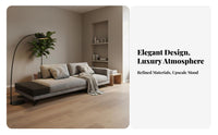Light Luxury L-Shaped Fabric Sofa Minimalist aesthetic L-Shaped Chaise Lounge Wabi-Sabi Aesthetic Sectional Deep Seat for Apartment Dwellers, Homeowners, Pet Owners, Office, Bedroom