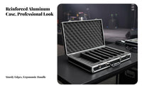 6 Slot Mic Case Reinforced 6 Slot Mic Case Portable for Transport