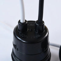 Outdoor Light for Garage Lighting with Waterproof E27 Lamp Holder, Single Rubber Screw Bulb Socket, No Cable or Plug, 4A Rated Current Unit