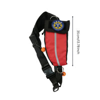 Cordura Material Waist Rescue Bag Reflective Water Rescue Throw Bag Quick Release