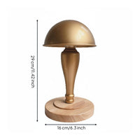 Tabletop Hat Stand Detachable Design Hairpiece Stand Wooden Base Stable Support for Retail Store