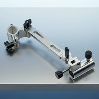Double Rod Holder Secure Locking Fishing Chair Rod Holder Adjustable Fishing Pole Mount Detachable Chair Mount Pole Rack Sturdy