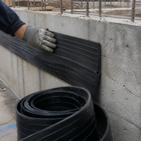 Customizable Rubber Waterstop for Construction - Internal, External, and Steel-Edged Options