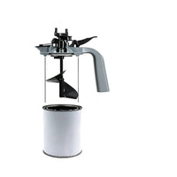 Sealed Paint Mixing Lid with Hand Crank Removable Paint Can Lid with Mixing Blade Rotary Manual for Painters, DIYers, Mechanics, Auto Body Shops, Workshops, Garage